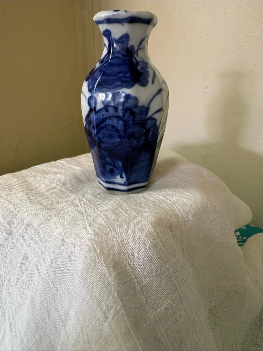 Blue & White Porcelain Mini Vase - Home Accents